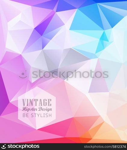 Abstract geometrical background, polygonal design ?an be used for invitation, congratulation or website