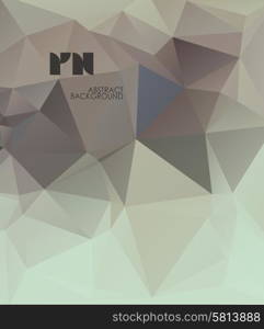 Abstract geometrical background, polygonal design can be used for invitation, congratulation or website