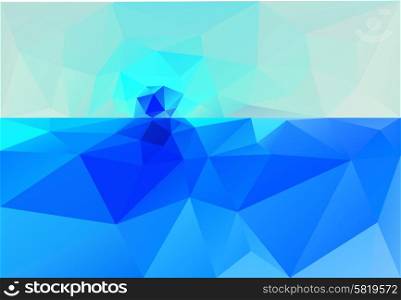 Abstract geometrical background, polygonal design can be used for website