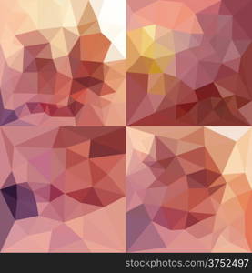 Abstract geometrical background. Vector polygonal design.