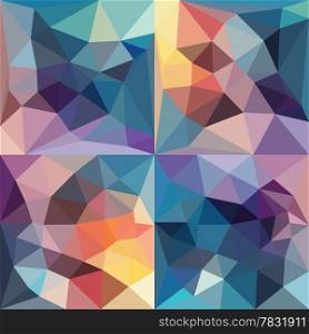 Abstract geometrical background. Vector polygonal design.
