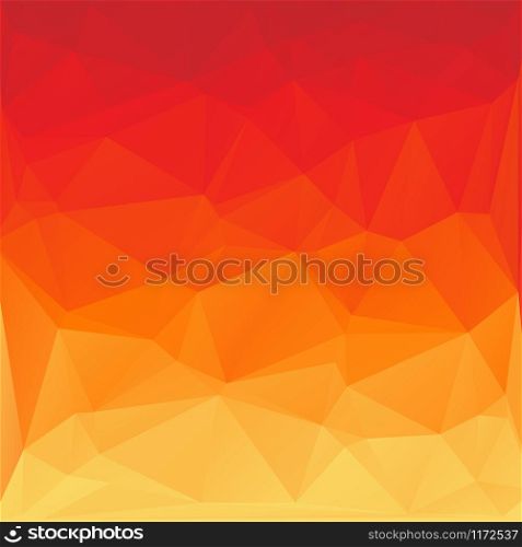 Abstract geometrical background with orange triangles for design