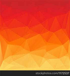 Abstract geometrical background with orange triangles for design