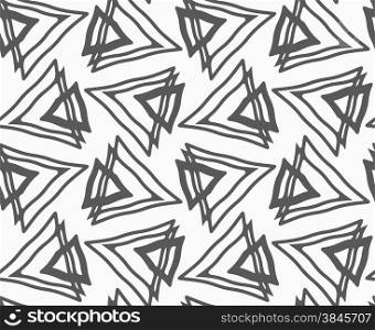 Abstract geometrical pattern. Modern monochrome background.Flat gray with triangles.