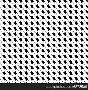 Abstract geometrical seamless pattern with rectagles. Black and white checked vector background.. Abstract geometrical seamless pattern with rectagles. Black and white checked vector background endless pattern