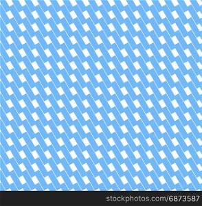 Abstract geometrical seamless pattern with rectagles. Blue checked vector background.. Abstract geometrical seamless pattern with rectagles. Blue and white checked vector background.