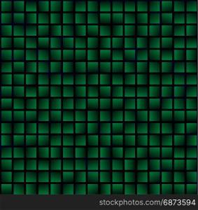 Abstract geometrical seamless pattern with rectagles. Green checked background.. Abstract geometrical seamless pattern with rectagles. Green light checked background.