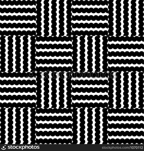 Abstract geometrical square pattern. Abstract geometrical square pattern black and white surface design.