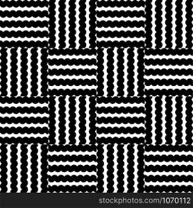 Abstract geometrical square pattern. Abstract geometrical square pattern black and white surface design.