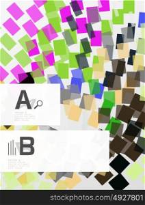 Abstract geometrical texture with infographic options. Abstract geometrical texture with infographic options. Vector template background for print workflow layout, diagram, number options or web design banner