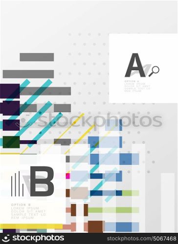 Abstract geometrical texture with infographic options. Abstract geometrical texture with infographic options. Vector template background for print workflow layout, diagram, number options or web design banner