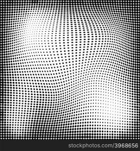 Abstract geometry seamless halftone pattern