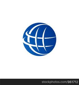 Abstract Globe Business vector logo template icon illustration design