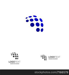 Abstract globe logo design