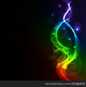 Abstract glowing background