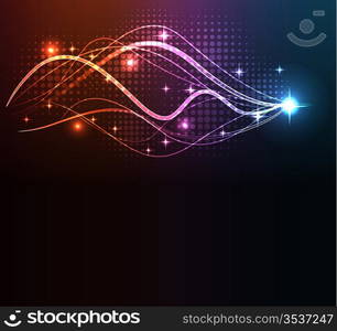 Abstract glowing background