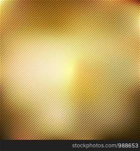 Abstract gold blurred gradient style background with diagonal lines textured. luxury smooth wallpaper. Vector illustration