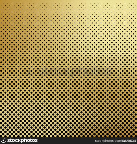 abstract gold color halftone background vector
