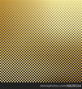 abstract gold color halftone background vector