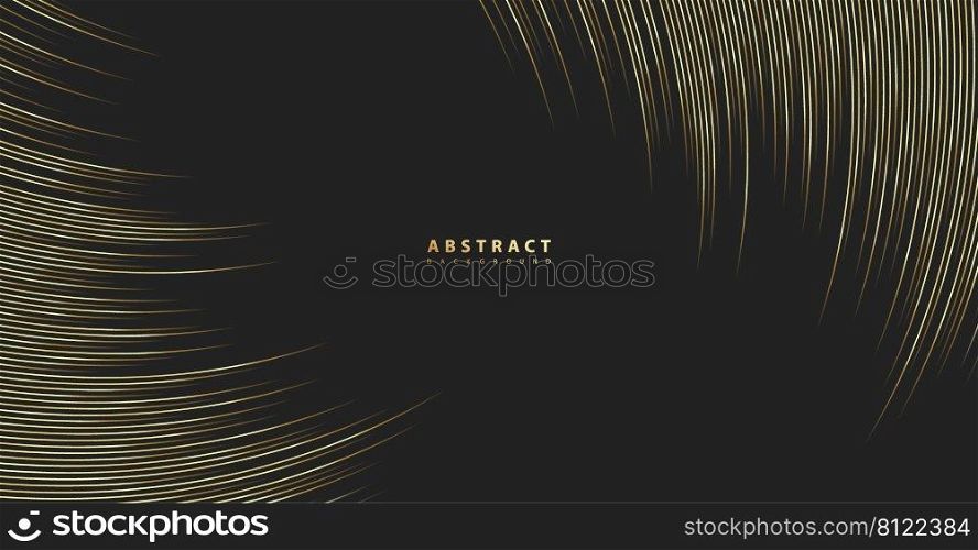 Abstract gold luxurious color background with diagonal lines for your design.  Modern luxury concept. Vector illustration