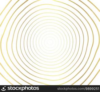 Abstract Gold luxurious color vector circle halftone background. Gradient retro line pattern design, golden graphic, Modern decoration for websites, posters, banners, template EPS10 vector