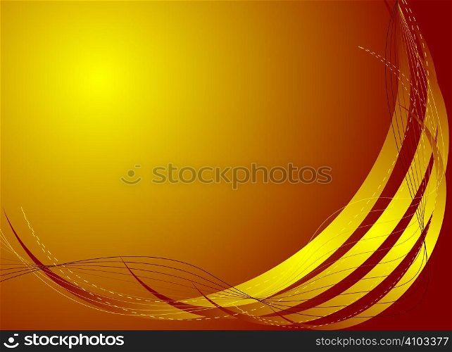 Abstract golden background with plenty of room to addyour own text