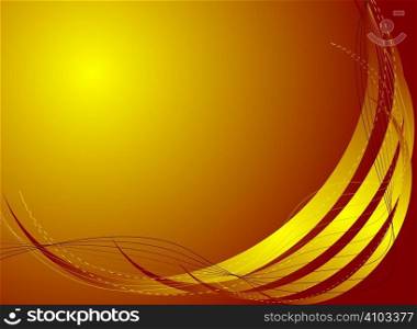 Abstract golden background with plenty of room to addyour own text