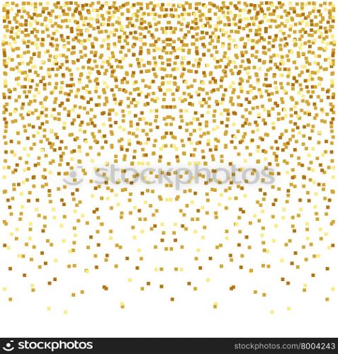 Abstract golden confetti background