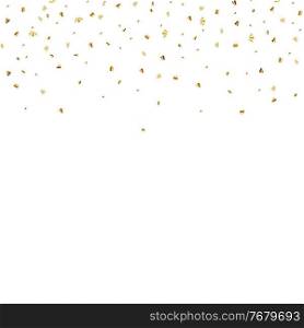 Abstract Golden Confetti Isolated on White Background. Vector Illustration. Abstract Golden Confetti Isolated on White Background. Vector Illustration EPS10