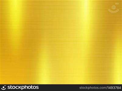 Abstract golden template of glow glossy plate background. Use for ad, poster, artwork, template. illustration vector eps10