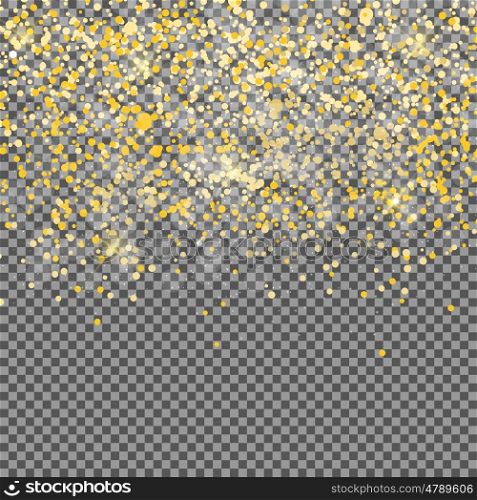 Abstract Golden Transparent Background. Realistic Vector illustration for Your Design EPS10. Abstract Golden Transparent Background. Realistic Vector illustr
