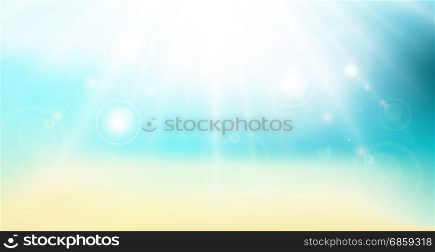 abstract gradient backdrop. panorama beach sea and sunlight. sunny vector background travel poster.