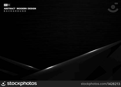 Abstract gradient black template artwork of technology design background. Use for ad, poster, artwork, template design, print. illustration vector eps10