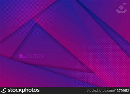 Abstract gradient blue and pink tech design artwork with halftone decoration background. Decorate for ad, poster, artwork, template design, print. illustration vector esp10