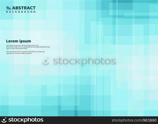 Abstract gradient blue square pattern background. You can use for paper design, ad, poster, print, cover. vector eps10