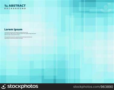 Abstract gradient blue square pattern background. You can use for paper design, ad, poster, print, cover. vector eps10