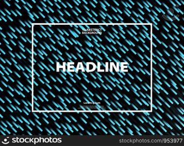 Abstract gradient blue stripe line pattern of technology background. You can use for poster, ad, advertisement, annual report, artwork design. illustration vector eps10
