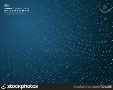 Abstract gradient blue tech line decoration style background. You can use for ad, poster, artwork, template design. illustration vector eps10