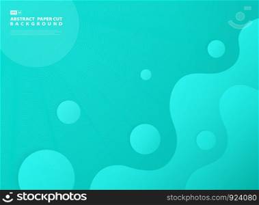 Abstract gradient blue wavy pattern design decoration background. You can use for web design, template, artwork, design decoration. illustration vector eps10