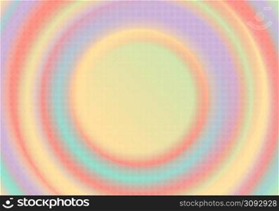 Abstract gradient color design for circle pastel decorative halftone. Well organized object in layer. Illustration vector