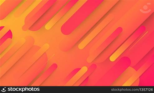 Abstract gradient geometric background. Simple shapes with trendy gradients