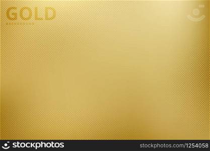 Abstract gradient golden desing of mesh background with halftone. Decorate for ad, poster, artwork, template design, print. illustration vector eps10