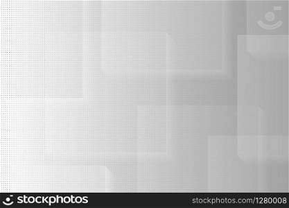 Abstract gradient gray and white square pattern template decorative background. Use for ad, poster, template design, ad. illustration vector eps10