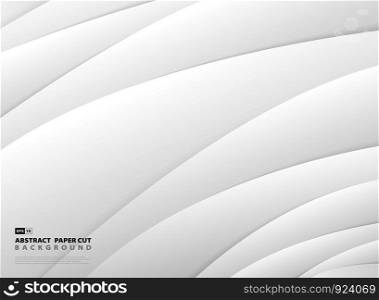 Abstract gradient gray and white stripe line pattern design background. You can use for ad, poster, artwork, design pattern. vector eps10