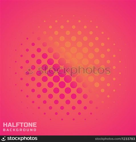 Abstract gradient halftone background. Vector illustration