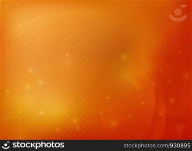 Abstract gradient orange technology bokeh background. You can use for cover presentation, adjusting for brochure, ad, banner, cover magazine design. vector eps10