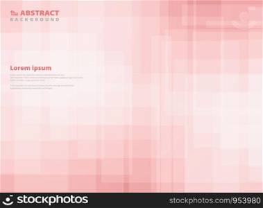 Abstract gradient pink square pattern background. You can use for paper design, ad, poster, print, cover. vector eps10