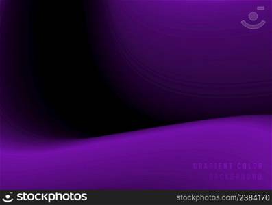 Abstract gradient purple template design decorative artwork. Simple style background. Illustration vector