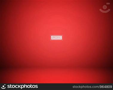 Abstract gradient red living coral color 2019 studio background for presentation. You can use for product presentation, ad, poster, artwork. illustration vector eps10