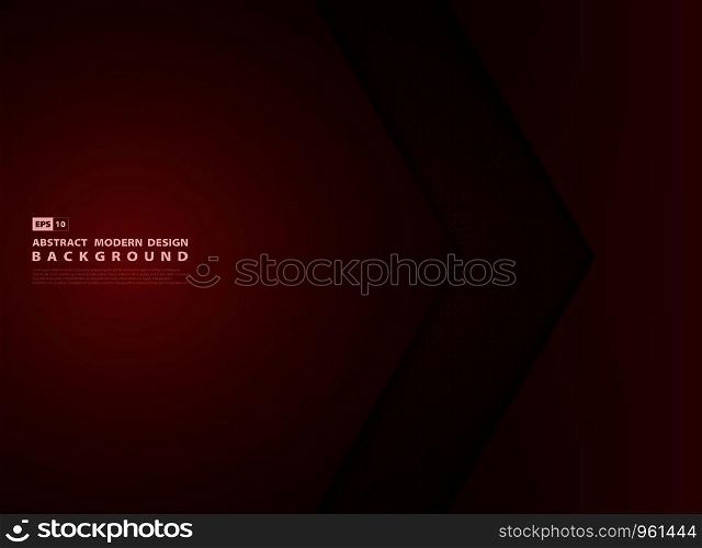 Abstract gradient red template overlap modern design cover. Use for ad, poster, artwork, template, presentation. illustration vector eps10